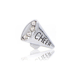 Dazzle Cheer Megaphone Slide Charm