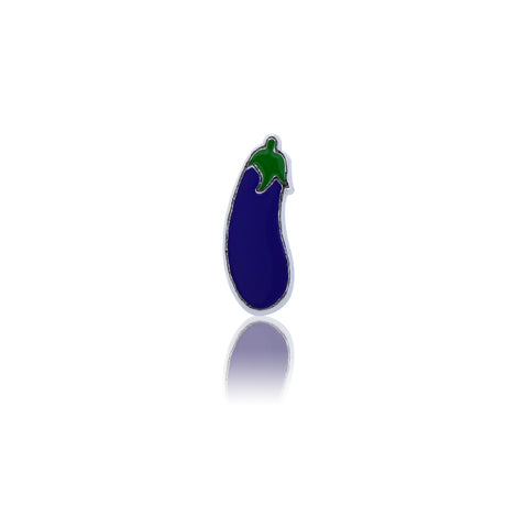 eggplant slide charm