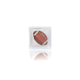 Football Square Slide Charm