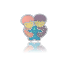 gemini twin slide charm