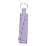 wide lavender 8mm slide charm keychain