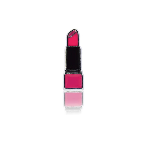 pink lipstick slide charm