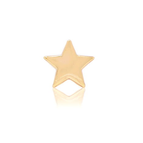 Mini Gold Star Slide Charm