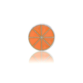 Orange Citrus Slice Slide Charm