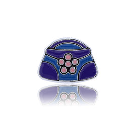 flower purse slide charm