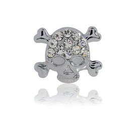 skull crossbones slide charm