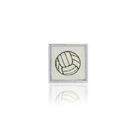 Square Volleyball Slide Charm